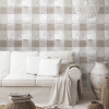 Picture of Buffalo Plaid Peel and Stick Wallpaper - Tan