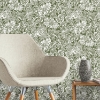 Picture of Tropical Leaf Peel and Stick Wallpaper - Green