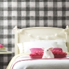 Picture of Buffalo Plaid Peel and Stick Wallpaper - Black