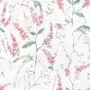 Picture of Floral Sprig Peel and Stick Wallpaper - Pink