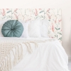 Picture of Floral Sprig Peel and Stick Wallpaper - Coral