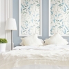 Picture of Floral Sprig Peel and Stick Wallpaper - Blue