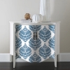 Picture of Hygge Fern Damask Peel and Stick Wallpaper - Blue