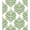 Picture of Hygge Fern Damask Peel and Stick Wallpaper - Green