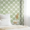 Picture of Hygge Fern Damask Peel and Stick Wallpaper - Green