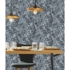 Picture of Wildflower Shadows Peel and Stick Wallpaper - Black