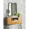 Picture of Wildflower Shadows Peel and Stick Wallpaper - Gray