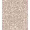 Picture of Ornate Ogee Peel and Stick Wallpaper - Pink