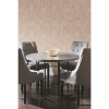 Picture of Ornate Ogee Peel and Stick Wallpaper - Pink