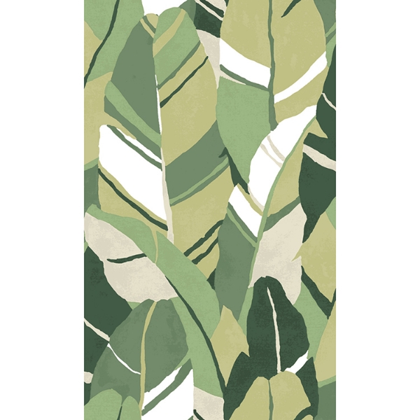 Picture of Hearts of Palm Peel and Stick Wallpaper - Green