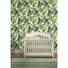 Picture of Hearts of Palm Peel and Stick Wallpaper - Green