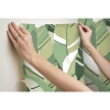 Picture of Hearts of Palm Peel and Stick Wallpaper - Green