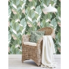 Picture of Hearts of Palm Peel and Stick Wallpaper - Turquoise