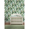 Picture of Hearts of Palm Peel and Stick Wallpaper - Turquoise