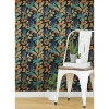 Picture of Funky Jungle Peel and Stick Wallpaper - Black