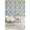 Picture of Funky Jungle Peel and Stick Wallpaper - Blue