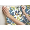 Picture of Funky Jungle Peel and Stick Wallpaper - Blue