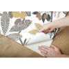 Picture of Funky Jungle Peel and Stick Wallpaper - White