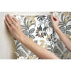 Picture of Funky Jungle Peel and Stick Wallpaper - White