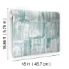 Picture of Washout Peel and Stick Wallpaper - Green