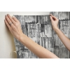 Picture of Washout Peel and Stick Wallpaper - Black