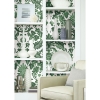 Picture of Vine Damask Peel and Stick Wallpaper - Green