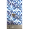 Picture of Vine Damask Peel and Stick Wallpaper - Blue