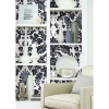 Picture of Vine Damask Peel and Stick Wallpaper - Black