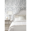 Picture of Vine Damask Peel and Stick Wallpaper - Grey