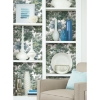 Picture of Old World Trees Peel and Stick Wallpaper - Green