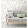 Picture of Curly Strokes Peel and Stick Wallpaper - Taupe