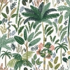 Picture of Tropical Eden Peel and Stick Wallpaper - Green