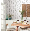 Picture of Botanical Peel and Stick Wallpaper - White