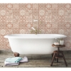 Picture of Marrakesh Tile Peel and Stick Wallpaper - Red