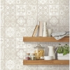 Picture of Marrakesh Tile Peel and Stick Wallpaper - Tan