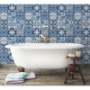 Picture of Marrakesh Tile Peel and Stick Wallpaper - Blue