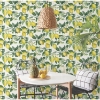 Picture of Lemon Zest Peel and Stick Wallpaper - White