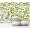 Picture of Lemon Zest Peel and Stick Wallpaper - White