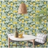 Picture of Lemon Zest Peel and Stick Wallpaper - Blue