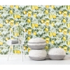 Picture of Lemon Zest Peel and Stick Wallpaper - Blue