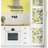 Picture of Lemon Zest Peel and Stick Wallpaper - Blue