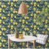 Picture of Lemon Zest Peel and Stick Wallpaper - Navy