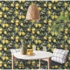 Picture of Lemon Zest Peel and Stick Wallpaper - Black