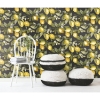 Picture of Lemon Zest Peel and Stick Wallpaper - Black