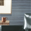 Picture of Faux Bamboo Grasscloth Peel and Stick Wallpaper - Blue