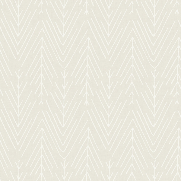 Picture of Twig Hygge Herringbone Peel and Stick Wallpaper - Beige