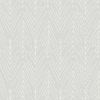 Picture of Twig Hygge Herringbone Peel and Stick Wallpaper - Grey