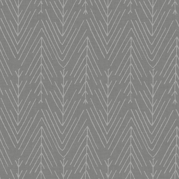 Picture of Twig Hygge Herringbone Peel and Stick Wallpaper - Dark Grey