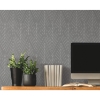 Picture of Twig Hygge Herringbone Peel and Stick Wallpaper - Dark Grey