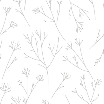 Picture of Twigs Peel and Stick Wallpaper - Gray